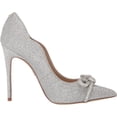 thumbnail image 6 of Sam Edelman Women's Deela Pumps Silver Glitter 9M, 6 of 6