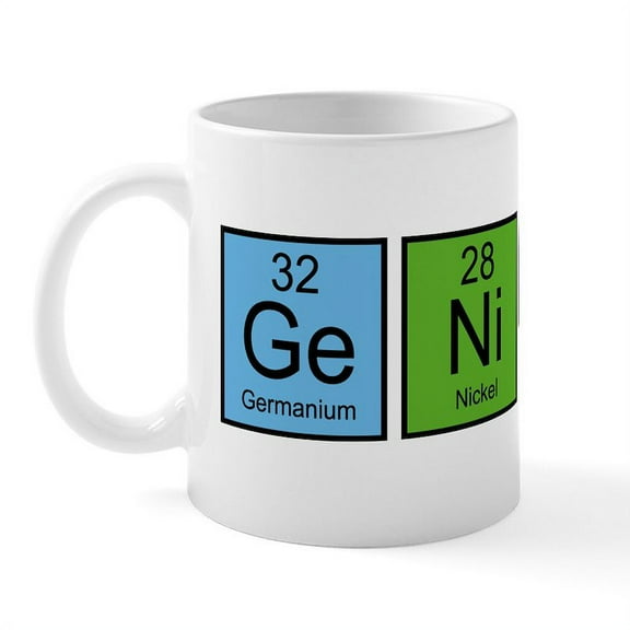 CafePress - Periodicelgenius1e Mug - 11 oz Ceramic Mug - Novelty Coffee Tea Cup