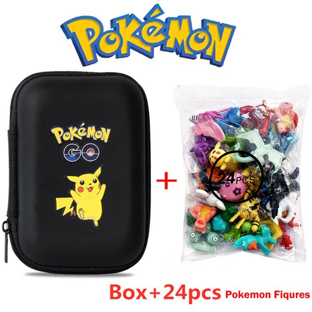 Juego de figuras de Pokémon, 24 Uds., 1 bolsa, 2-3cm, lote de minimuñecos de Anime a granel, figurita de Pikachu, pequeño monstruo de bolsillo, regalo de cumpleaños Dengxun unisex