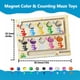 thumbnail image 5 of Laberinto magnético de colores y números, laberinto magnético Montessori para contar juguetes para niños pequeños, juguetes de juego de mesa con laberinto magnético de madera, 5 of 5
