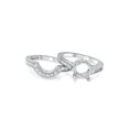 thumbnail image 3 of 3/4ct Diamond Engagement Vintage Bridal Ring Set  Mount, 3 of 3