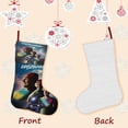 thumbnail image 3 of Inenarrable Tema: Calcetines de Navidad, fino lino blanco para colgar en escaleras y chimenea, decoración navideña para el hogar, regalo de Navidad. 54cm × 38cm, 3 of 5