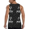 thumbnail image 3 of Haiem I love Math Men Workout Tank Top Gym Bodybuilding Sleeveless Muscle T Shirts Athletic Tank Breathable Workout Shirt-Small, 3 of 9