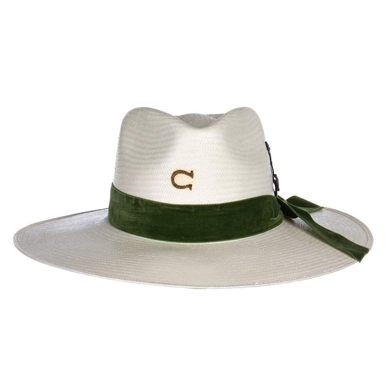 Charlie 1 Horse  10x Hard to Handle Straw Hat Cactus Pin Green Velvet Hatband Charlie 1 Horse | Accessories | Charlie Horse 1x Hard To  main image 4