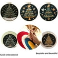 thumbnail image 6 of BNNG Christmas Tree Embroidery Kit Merry Christmas Stamped Cross Stitch Kit Snowflake Pine Tree Needlepoint Kit DIY Adult Beginner Stamped Cross Stitch Kit with Patterns and Instructions, 6 of 8