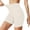 Beige, variant on Fewfanhot Women's Ribbed High Waist Seamless Biker Shorts, Stretchy Workout Yoga Shorts, Tummy Control Athletic Shorts, Beige, XL