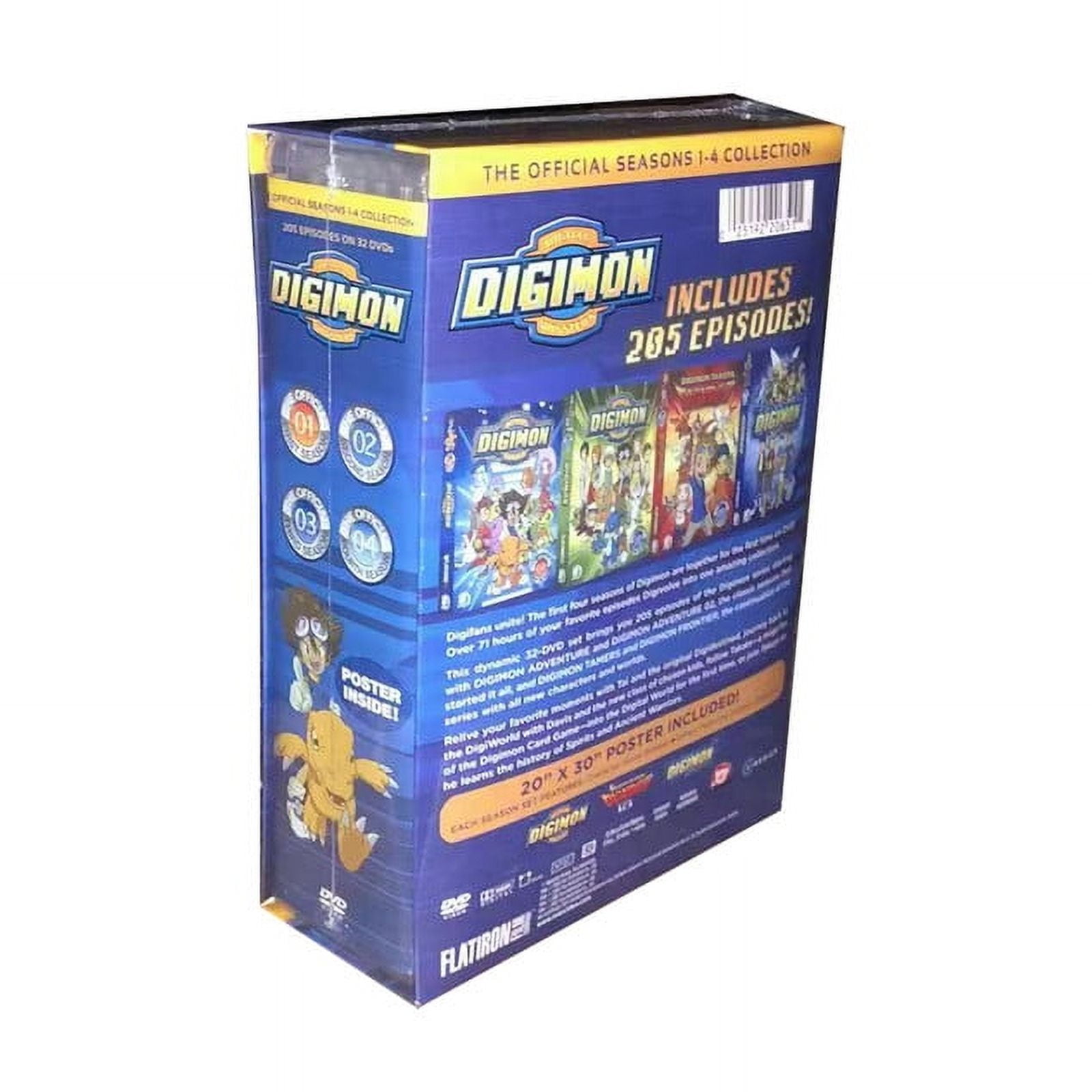 Digimon: The Complete Series Seasons 1-4 Collection (DVD