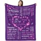thumbnail image 1 of LHSHID 40th Birthday Gifts for Women Blanket 40th Birthday Gifts Ideas Birthday Gifts Throw Blanket Women 40th Birthday Gifts for Sister Wife Mom 40 Year Old Birthday Gift Ideas 30x40in, 1 of 6
