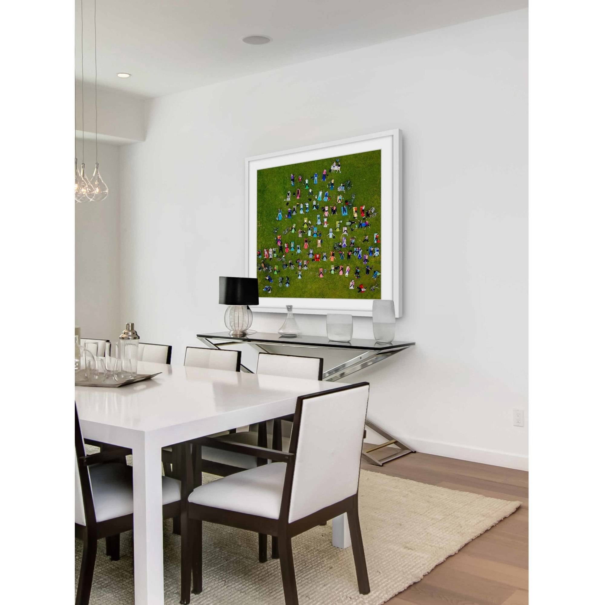 Marmont Hill "Legs Apart" by Karolis Janulis Framed Painting Print