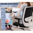 thumbnail image 3 of Gel Seat Cushion for Long Sitting - 1.65inch Double Thick Cooling Egg Cushion for Back, Hip, Sciatica, Coccyx, Tailbone Pain Relief - Office Chair Car Seat Cushion – Wheelchair Cushions, 3 of 5