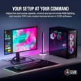 thumbnail image 3 of CORSAIR iCUE Link H100i RGB Liquid CPU Cooler - 240mm AIO - QX120 RGB Fans - Fits Intel® LGA 1700, AMD® AM5 - iCUE Link System Hub Included - Black, 3 of 10
