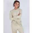 thumbnail image 2 of Real Essentials 4 Piece: Women's Long Sleeve Pullover Hoodie Henley Sweatshirt & Jogger Set- Athletic Lounge Sweatsuit, 2 of 7