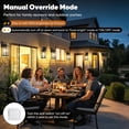 thumbnail image 4 of Nordic Hygge 14” Upgraded Motion Sensor Outdoor Wall Lights, 2-Pack, 4 of 7