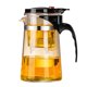 thumbnail image 1 of Tetera de cristal con forma de pétalo con infusor desmontable, 500 ml, resistente al calor, 1 of 9