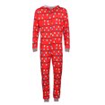 thumbnail image 2 of Liacowi Liacowi Family Matching Christmas Pajamas Set, String Lights Pattern One-Piece Zip-Front Romper with Hood for Family, 2 of 6