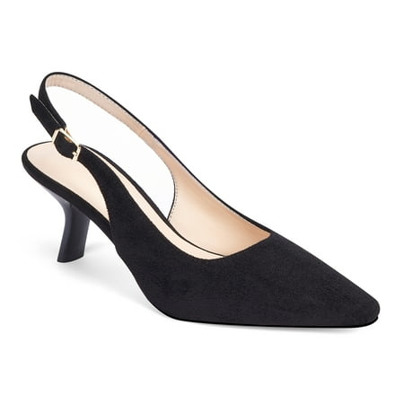 Slingback Kitten Heel for Women Pointed Toe Comfortable Formal Party Wedding Dress Pumps Shoes