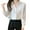 White, variant on aidice Business Casual Tops for Women Lapel Neck Long Sleeve Button up Office Dressy Shirts Workwear