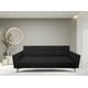 thumbnail image 2 of Sofa Cama Reclinable El Bazar Store Paris Terciopelo Negro Futón 3 posiciones Brazos movibles Sala, 2 of 8