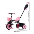 thumbnail image 3 of VEVOR Toddler Tricycle & Stroller for 18 Months to 5 Year Old, Kids Trike with Parent Push Handle, Adjustable Seat & Storage for Outdoor Play, Tricycle for Toddlers, Birthday Toy for Boys and Girls, 3 of 9