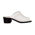 thumbnail image 3 of PEERAGE Patrice Women Extra Wide Width Leather Sandals WHITE 8, 3 of 6