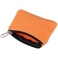 thumbnail image 4 of 5" x 4" Coin Purse Pouch, 2 Pcs Change Purses Small Organizer Bags with Zipper Canvas for Home, Orange/Peach Pink, 4 of 6