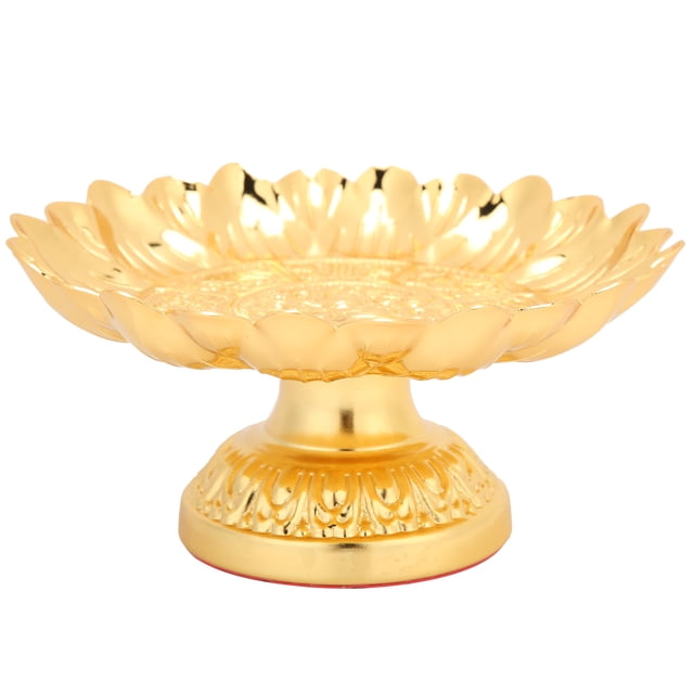 Cuenco decorativo plato de frutas mano de obra fina gran capacidad compacta para colocar frutas para adorar a Buda ANGGREK Otros