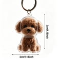 thumbnail image 3 of Transparent Puppy Shaped Pet Fur Keepsake Keychain,Acrylic Dog Hair Memorial Storage Locket,Portable Mini Pet Hair Holder Key Ring for Pet Owner Memory Souvenir Gift, 3 of 8