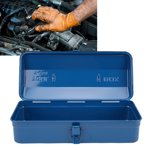 Boîte de rangement d'outils, étui de transport d'outil portable en acier durable pour voiture