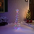 thumbnail image 3 of Northlight Arbre de Noël Extérieur en Spirale à DEL - 4 Pieds - Lumières Multiples, 3 of 6