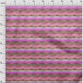 thumbnail image 4 of oneOone Rayon Pink Fabric Abstracts Fabric For Sewing Printed Craft Fabric By The Yard 56 Inch Wide, 4 of 5