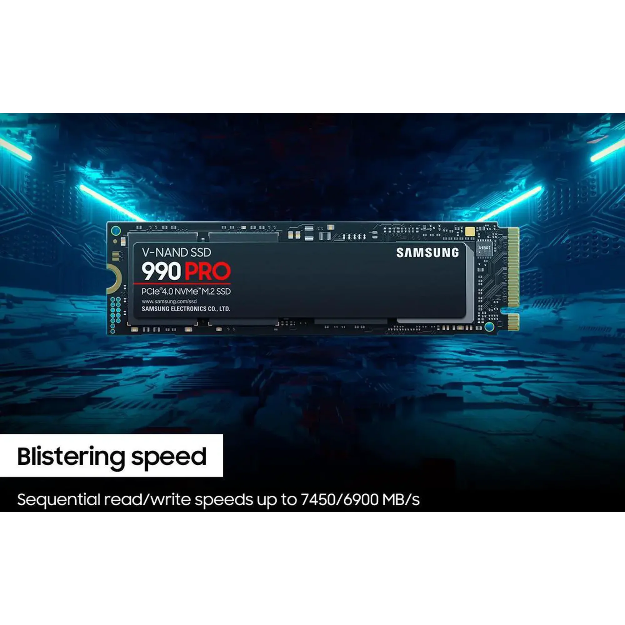 SAMSUNG 990 PRO SSD 1TB PCIe 4.0 M.2 2280 Internal Solid State