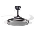 thumbnail image 3 of Lampara Ventilador de Techo LED Muzat Luxica Lighting Negro, 3 of 7