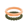 thumbnail image 2 of QALO Standard Womens Stackable Silicone Ring Collection I Size 08, 2 of 2