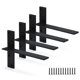 thumbnail image 1 of Soporte flotante Hardow Heavy Duty para estantes, 10 x 6,35 cm, paquete de 4, 1 of 8