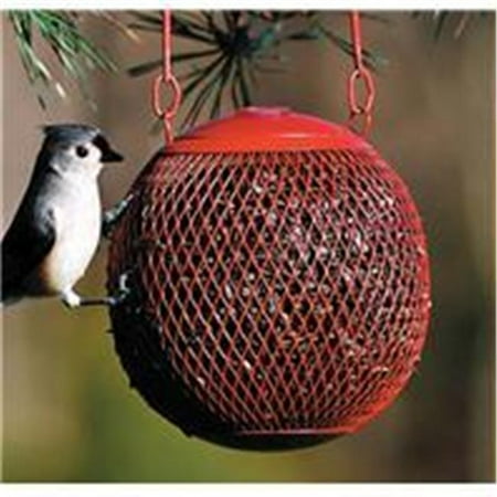 8' Red Bird Lovers Seed - No-no The Seed Ball Wild Bird Feeder- Red 6 Inch - RSB00343