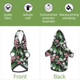 thumbnail image 3 of Uemuo Lilies Flowers for Winter Dog Hoodie Sweatshirts with Pockets Warm Dog Clothes for Small Dogs Chihuahua-X-Small, 3 of 8