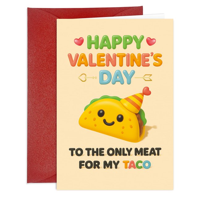 Tarjeta de San Valentín BDDYYI divertida para él, novio, marido