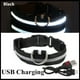 thumbnail image 3 of Collar luminoso recargable por USB, collar ajustable con luz LED brillante para perros grandes y pequeños, collar con luz nocturna para gatos, arnés de seguridad para mascotas, 3 of 5