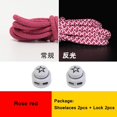 thumbnail image 1 of 1 par de cordones fluorescentes para zapatillas, cordones deportivos 3M, cordones redondos reflectantes, cordones para zapatos, zapatos Unisex para niños y adultos, cuerdas de 100cm Gao Jinjia LED, 1 of 2