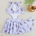 thumbnail image 5 of JFOPQVSM Two Piece Childrens Swimsuit with Print Sweet and Cute Cartoon for Toddlers, 5 of 8