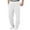 616#White, variant on Men's Wide Leg Baggy Sweatpants - Cotton Open Bottom Joggers with Pockets, Casual Loose Fit Trousers Black M