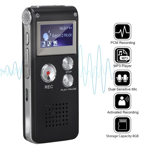 Digital Voice Activated Recorder EEEkit HD Recording of Lectures