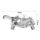 thumbnail image 4 of Estatuilla de tortuga de cristal, estatua de tortuga, escultura de Animal coleccionable, adorno de mesa para dormitorio, regalo de inauguración de la, 4 of 4