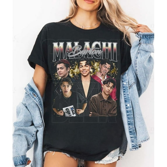 Malachi Barton Vintage T-Shirt, Actor Fan Tee, Celebrity Inspired Top, TV Show Merch, Gift for Fans, Malachi Barton Shirt