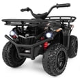 thumbnail image 1 of Costway Electric ATV for Kids, 24V Ride on Toy with Dual Motors & Basket, Dirt Quad Vehicle Black, 1 of 10