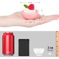 thumbnail image 2 of Mini Round Dessert Cups, Clear Reusable Party Serving Cups for Appetizers, Dips, Desserts, Trifle, Hors D'oeuvres, 2 of 4