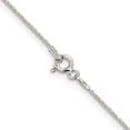 thumbnail image 2 of Diamond2Deal 925 Sterling Silver .85 mm Diamond-cut Round Spiga Chain Necklace for Women 30", 2 of 5