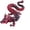 E, variant on 60cm Large 3D Printed Dragon Statue, Abstract Desktop Decor for Home Office