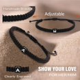 thumbnail image 3 of Bracelet for Women Woven Initial T Letter Bracelets Braided Bracelet Birthday Gift for Men Handmade Jewelry, 3 of 4