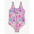 thumbnail image 4 of Justice Girls One Piece Center Cinched Swimsuit, sizes XS-XL, 4 of 7